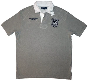 Ralph Lauren NEU L POLOSHIRT NEW YORK gesteppt 67 BLEEKER Street Patches Rugby - Bild 1 von 6