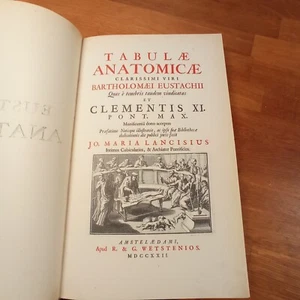 Bartolomeo Eustachi ANATOMICAE ed. 1727 Anastatica Ristampa IL GRIFO 1994 latino - Foto 1 di 10