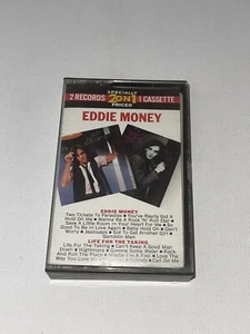 Eddie Money/Life For The Taking Rare 2 Albums On 1 Cassette Tape RARE Tested - Picture 1 of 3