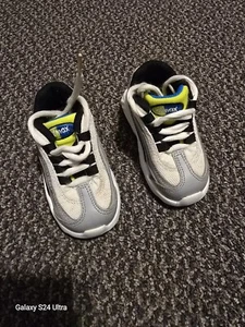 Nike Little Max Airmax 95 ,white-gray, Size 5C - Picture 1 of 6