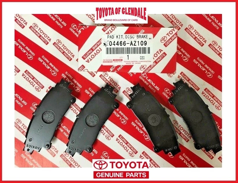 2011-2019 Toyota Sienna Genuine TCMC Rear Brake Pad Set 04466AZ209