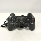 Sony Playstation Black Analog Wired Controller Official Ps1 Psone Scph-1200