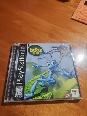 A Bug's Life (Sony PlayStation PS1, 1998) Disney/Pixar Completo Etiqueta Negra Ver Foto 1 de 4