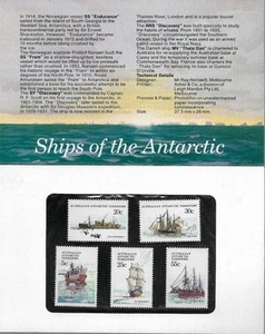 Australia - Antartica 1979 Presentation Pack Ships - Picture 1 of 2