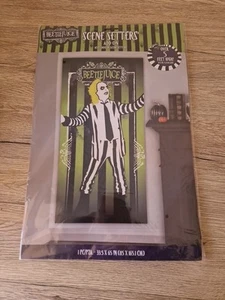 5ft Beetlejuice Halloween Door Cover Horror Party Decoration Scene Setter Wall - Picture 1 of 5