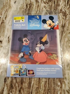 The Wonderful World of Disney Fabric Art Mickey Mouse Brave Little Tailor 2006 - Picture 1 of 2