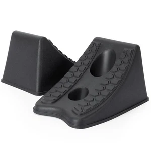 Cuñas de rueda, cuña de rueda de alta resistencia para automóvil, remolque de viaje, casa rodante - 8" x 4,7" x 4... - Imagen 1 de 9