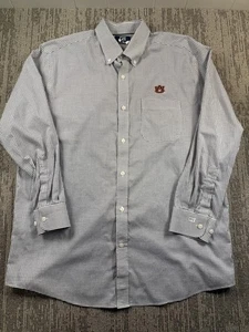 Auburn Tigers Hemd Herren Large blau NCAA Football Button Down Langarm kariert - Bild 1 von 5