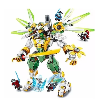 942PCS Lloyds Titan Mech Combat Oldat Katana Building Block Toy kids gift - Image 1 of 4