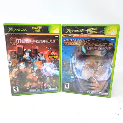 MechAssault 1 & 2: Lone Wolf (Microsoft Xbox, 2004) CIB Complete Tested Working - Image 1 of 4