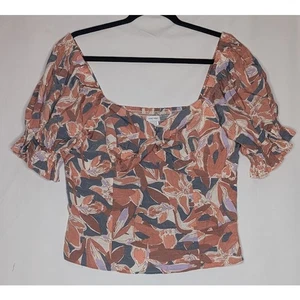 NINE WEST Mujer Campesina Cottagecore European Fairycore Castlecore Top Talla XL - Imagen 1 de 8