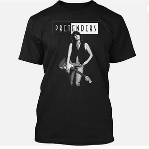 Camiseta The Pretenders Chrissy Hynde Manga Corta Algodón Negra S a 5Xl - Imagen 1 de 1