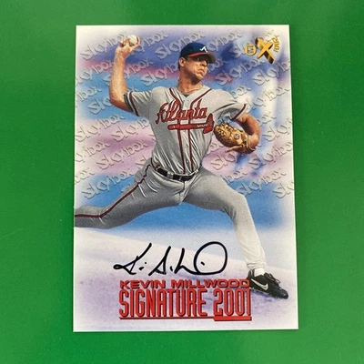 Kevin Millwood 1998 Skybox EX 2001 Auto Signature 2001 Card - Image 1 of 2