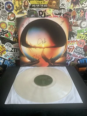 CAGE THE ELEPHANT Neon Pill VG++ CLEAR VINYL AUTOGRAPHED SIGNED - Image 1 of 2