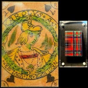 1968 Artisan Charles Pry Jue d'humour et Rencontres Historic Playing Card King - Picture 1 of 21