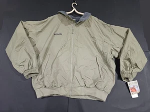 Columbia Men's Full Zip Fleece Lined Heavyweight Insulated Winter Coat Beige XXL - Picture 1 of 13