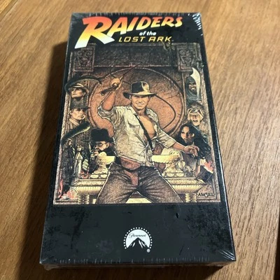 Indiana Jones Raiders Of The Lost Ark (VHS, 1989) NEW SEALED Paramount Watermark - Image 1 of 4