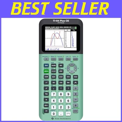 TI-84 Plus  Color Graphing Calculator, Mint - Image 1 of 4