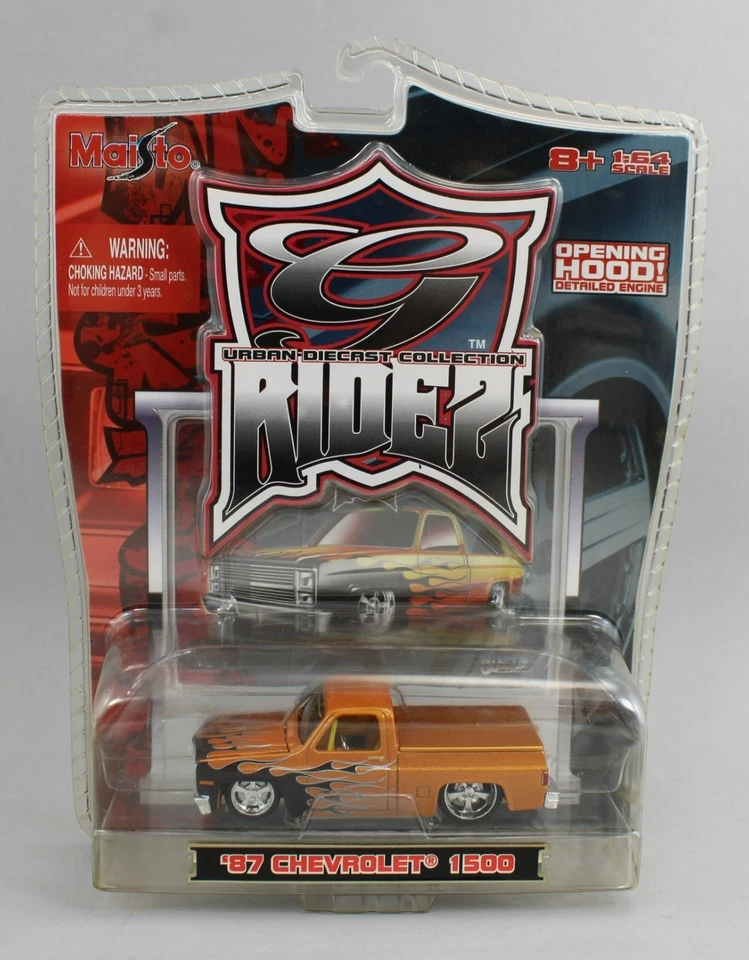 1:64 MAISTO *G RIDEZ* Copper '87 Chevrolet 1500 Square Body Pickup *NIP* - Image 1 of 1