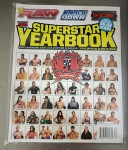 2008 WWE SUPERSTAR YEARBOOK Wrestling Magazine, w/Poster Every Star & Diva EXCEL - Picture 1 of 4