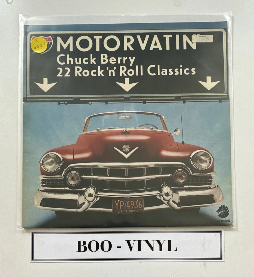Chuck Berry Motorvatin' LP vinyl UK Chess 1977 compilation LP 9286690 VG+ / VG+ - Image 1 of 4