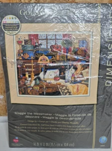 DIMENSIONS Maggie The MESSMAKER, cross stitch designs, Various,36 x 30 cm - Picture 1 of 9