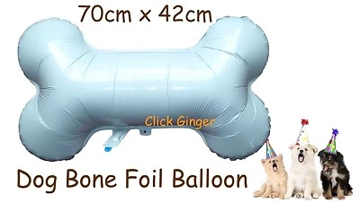 Dog Bone Foil Helium Quality Balloon Puppy Birthday Party Paw Patrol Halloween - image 1 of 2