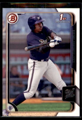 2015 Bowman Draft Demi Orimoloye #5 Milwaukee Brewers - Image 1 of 2