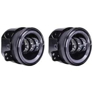 HEISE HE-JWBFL02 2007-18 for Jeep Wrangler 4" White Angel Eye 6-LED Fog Lights - Picture 1 of 1