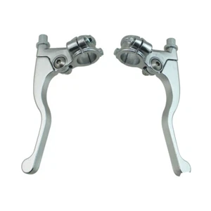 Shorty Clutch & Brake Levers For Kawasaki KLX110 KLX110L KLX110R / RL KLX125 - Picture 1 of 6