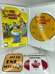 The Simpsons Game (Nintendo Wii, 2007) A- Tested- no coverart - Foto 1 di 1