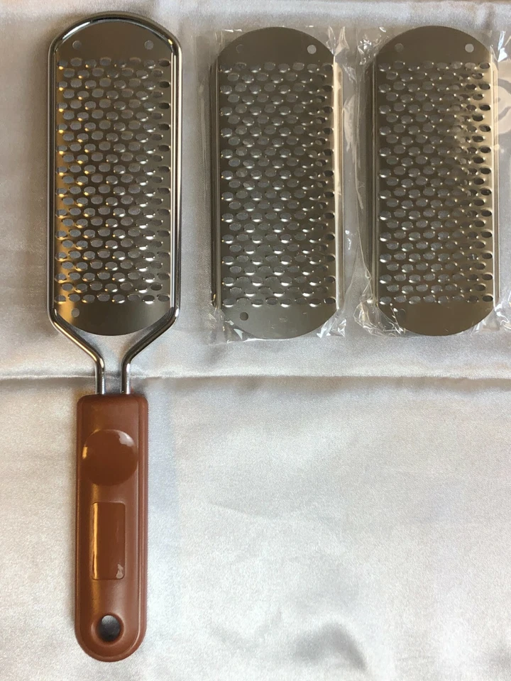 Pedicure Foot Rasp Metal File Callus Remover Large Holes 3 in 1 Salon Use - Image 1 of 1