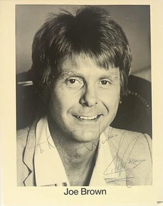 Joe Brown - Foto promocional grande autografiada firmada - Imagen 1 de 4