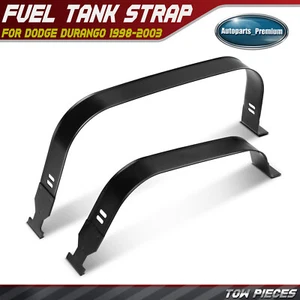 2x Black Fuel Tank Straps for Dodge Durango 1998-2003 3.9L 4.7L 5.2L 5.9L Gas - Bild 1 von 9