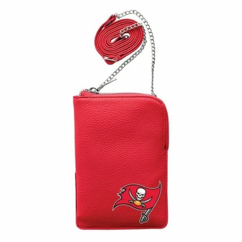 Tampa Bay Buccaneers Pebble Smart Purse, Organizer NFL Licensed Crossbody Cover