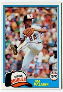 1981 Topps #210 Jim Palmer Baltimore Orioles - Picture 1 of 2