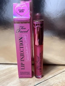 Too Faced Lip Injection Maximum PLUMP Extra Strength Plumper Boxed - Yummy Bear - Picture 1 of 5