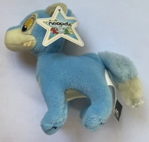 Vintage 2004 Blue Lupe Mcdonalds Neopets Happy Meal Promo 4in Plush Toy w/ Tags - Picture 1 of 2