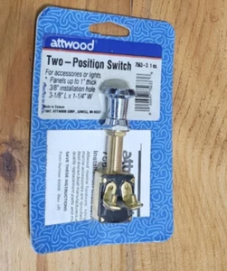 Attwood Push/Pull Switch - Two-Position On/Off 7563-3 - Bild 1 von 1
