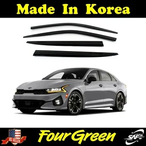 Smoke Side Window Vent Visor Sun Rain Guards Deflectors for 2021 KIA Optima - Picture 1 of 5