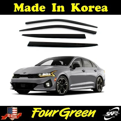 Visera de ventilación de ventana lateral de humo protectores de lluvia para sol deflectores para KIA Optima 2021 Foto 1 de 4