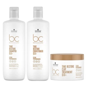 SCHWARZKOPF Kit BC Bonacure Time Retsore Shampoo + Balsamo 1000ml + Mask 500ml - Imagen 1 de 1