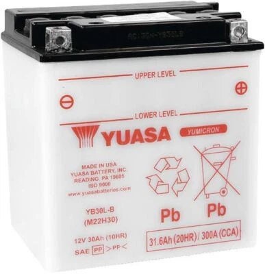 Yuasa 12V bateria Yumicron resistente para Polaris Frontier Touring 2003 - Imagem 1 de 3