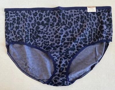 Lane Bryant Cacique 22/24 Panty Leopardo Algodón Pierna Alta Calzoncillo Ropa Interior Bragas Foto 1 de 4