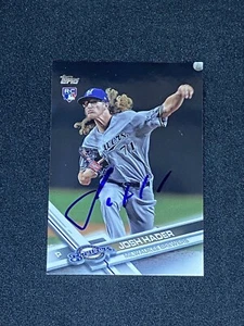 Josh Hader Milwaukee Brewers signiertes Autogramm 2017 Topps Karte #US209 ~ COA - Bild 1 von 3