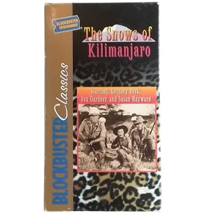 The Snows Of Kilimanjaro VHS 1996 Blockbuster Classics - Picture 1 of 3