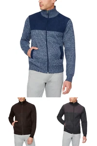 IZOD Men's Full Zip Sweater - Picture 1 of 30