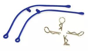Secured Body Clip (4) with 115mm Connecting Link for 1/10 Scale - Picture 1 of 1