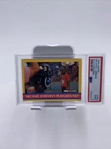 1990 Hoops Basketball Michael Jordan Playground #382 PSA 9 Mint - Picture 1 of 4