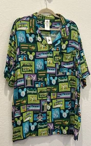 Disney Disneyland 2023 Shag 100 Years Camp Shirt Herren XL Shirt Neu mit Etikett - Bild 1 von 2